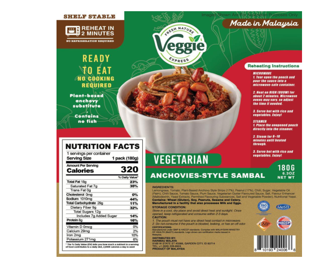 Vegetarian Anchovies-Style Sambal